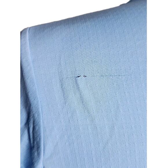 Ibkul Blue Long Sleeve Mock Neck Top Women's Size Small Golf Pickleball Read! - Picture 7 of 7